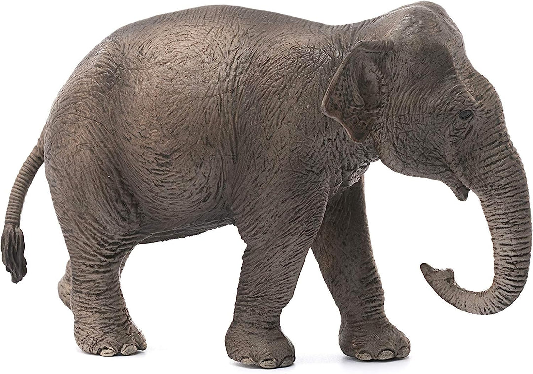 Figura Animales Elefante Asiatico Pintado A Mano