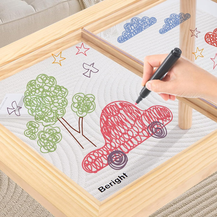 Mesa Sensorial Montessori 2 En 1 Acrílica