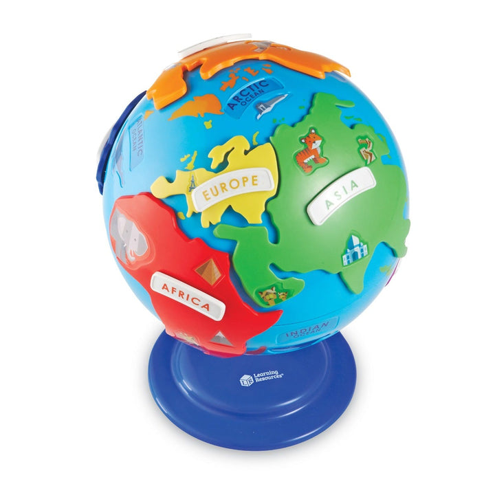 Juguete Rompecabezas Globo Terráqueo Para Niños