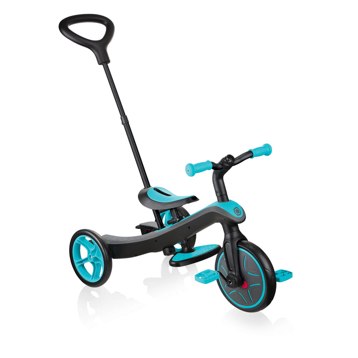 Triciclo y Bicicleta de Balance 4 en 1 azul para niños