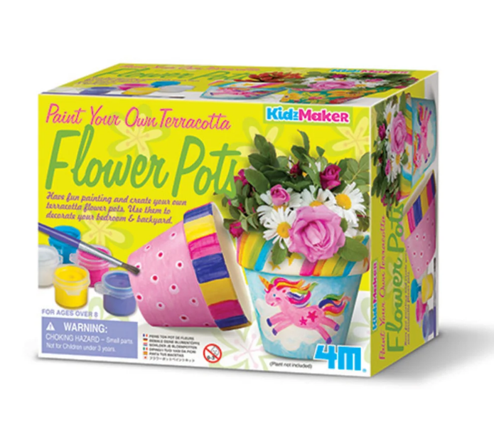 Kit De Arte Pinta Macetas Para Flores
