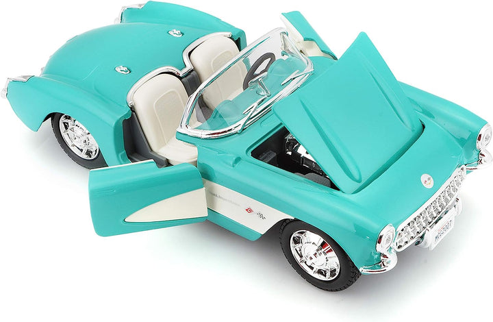 Carro Escala 1/24 Chevrolet Corvette 1957 Edición Especial