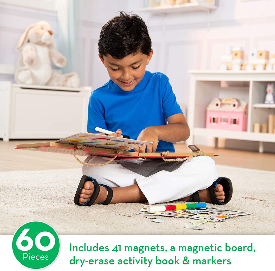 Tablero Fichas Magneticas Dinosaurios