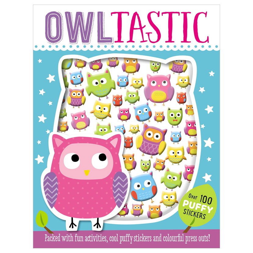 Libro De Actividades Con Stickers Buhos