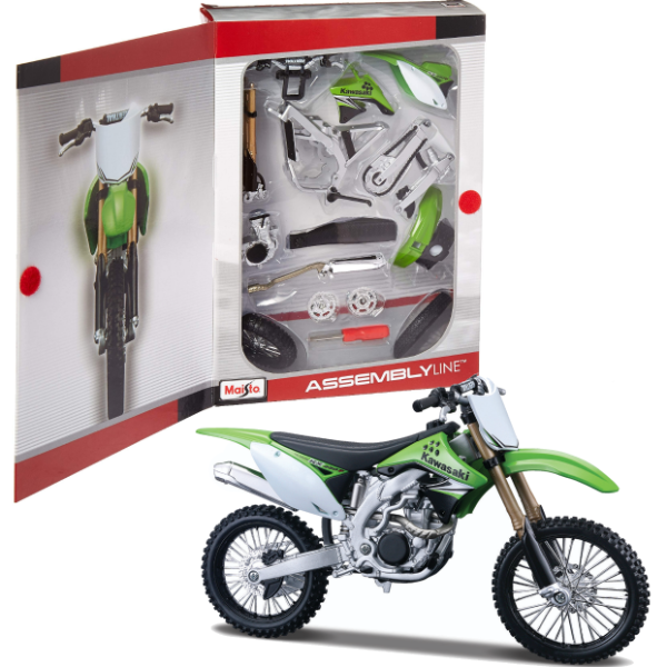 Moto A Escala 1/12 Kawasaki Kx 450f Coleccionable Para Armar