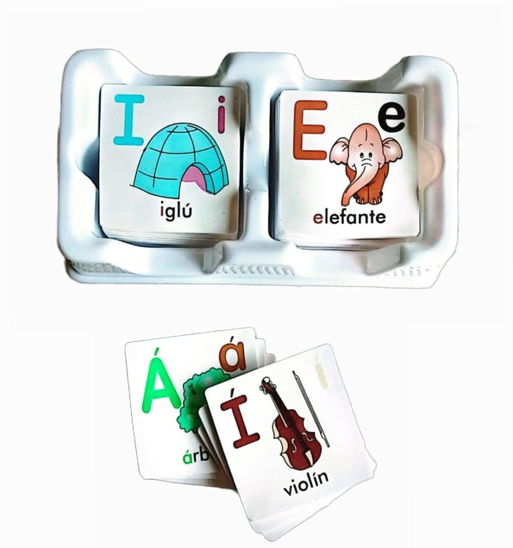 Juego De Memoria Vocales Fichas Adhesivas
