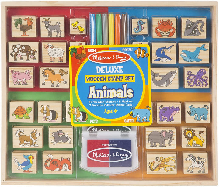 Set De Arte Juego De Sellos Animales