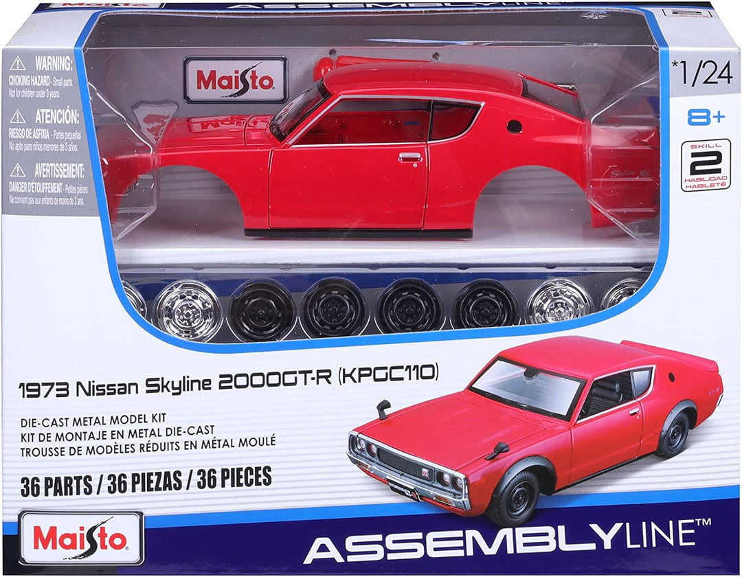 Carro A Escala 1/24 Nissan 2000GT-R Para Armar