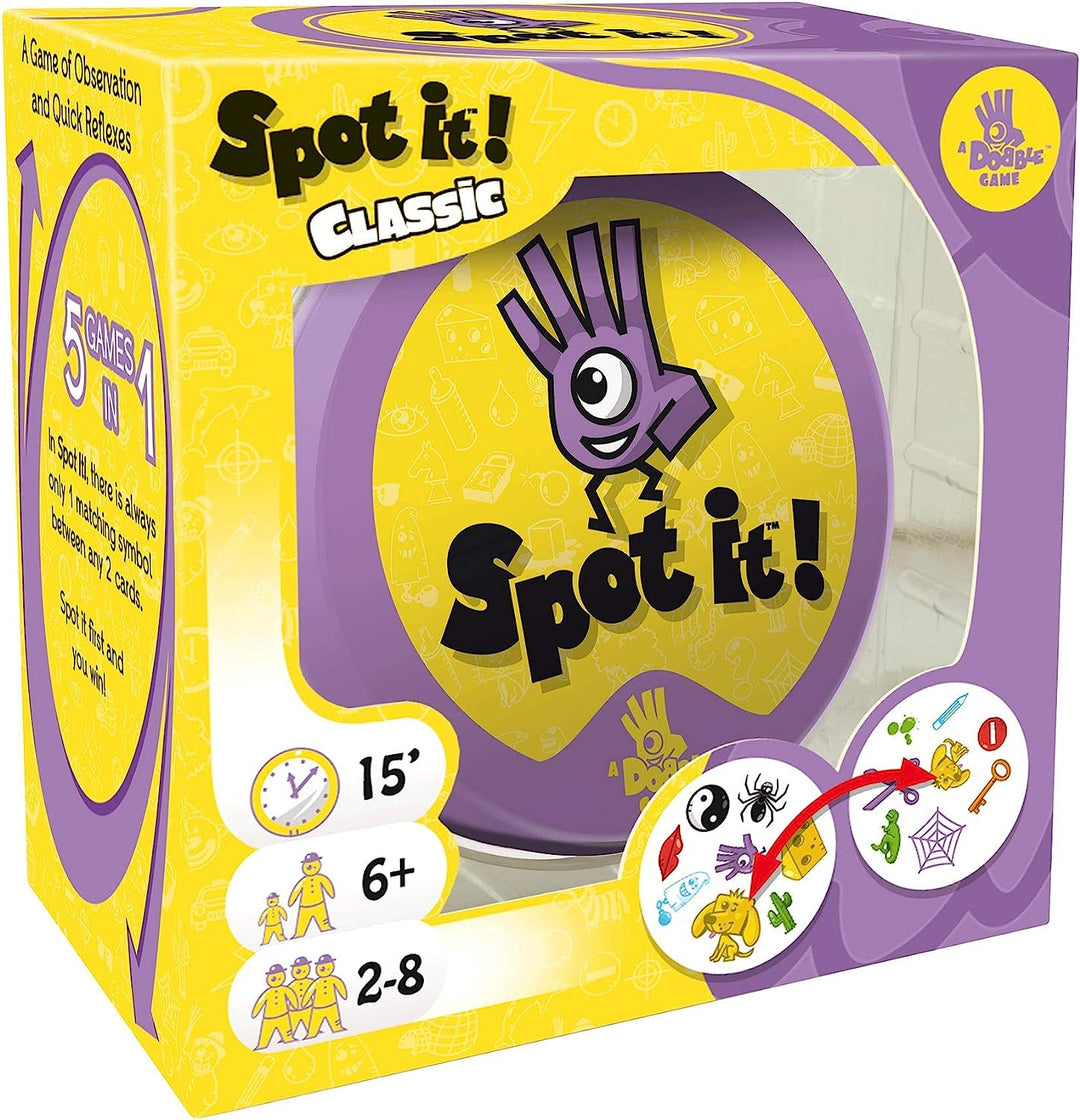 Juego De Mesa Dobble 5 en 1 Spot It