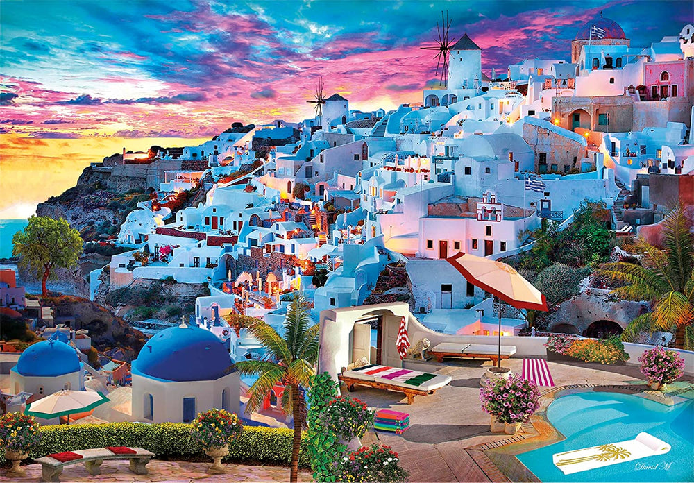 Rompecabezas 500 Piezas Santorini Grecia