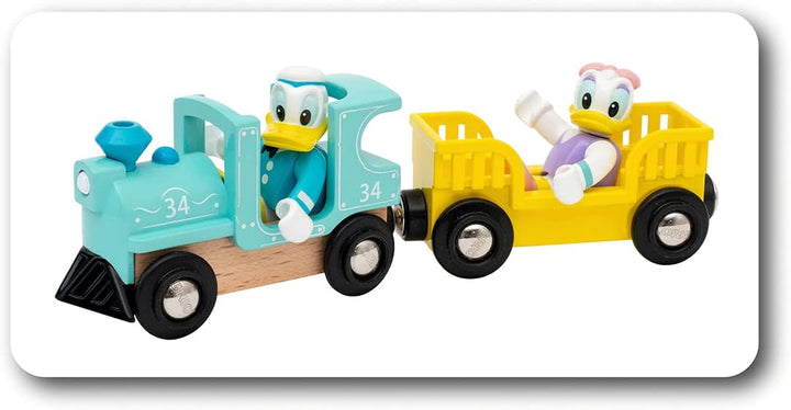 Pista De Trenes Mickey En Madera Con Sonido