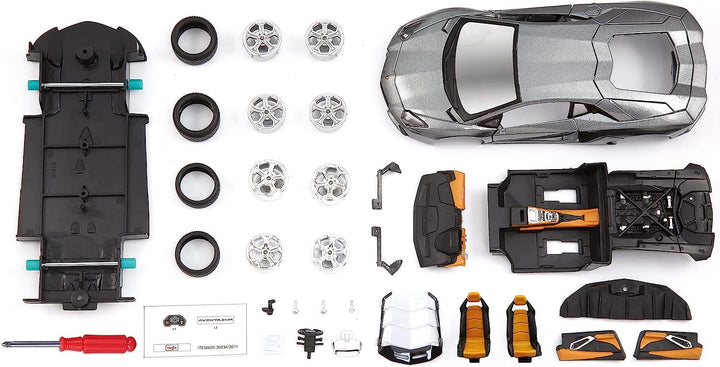 Carro A Escala 1/24 Lamborghini Aventador Lp700-4 Para Armar