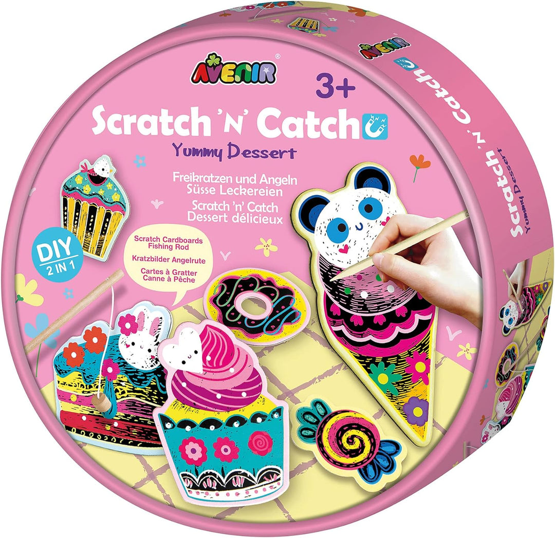 Juego De Pesca Y Set De Arte Para Raspar Dulces