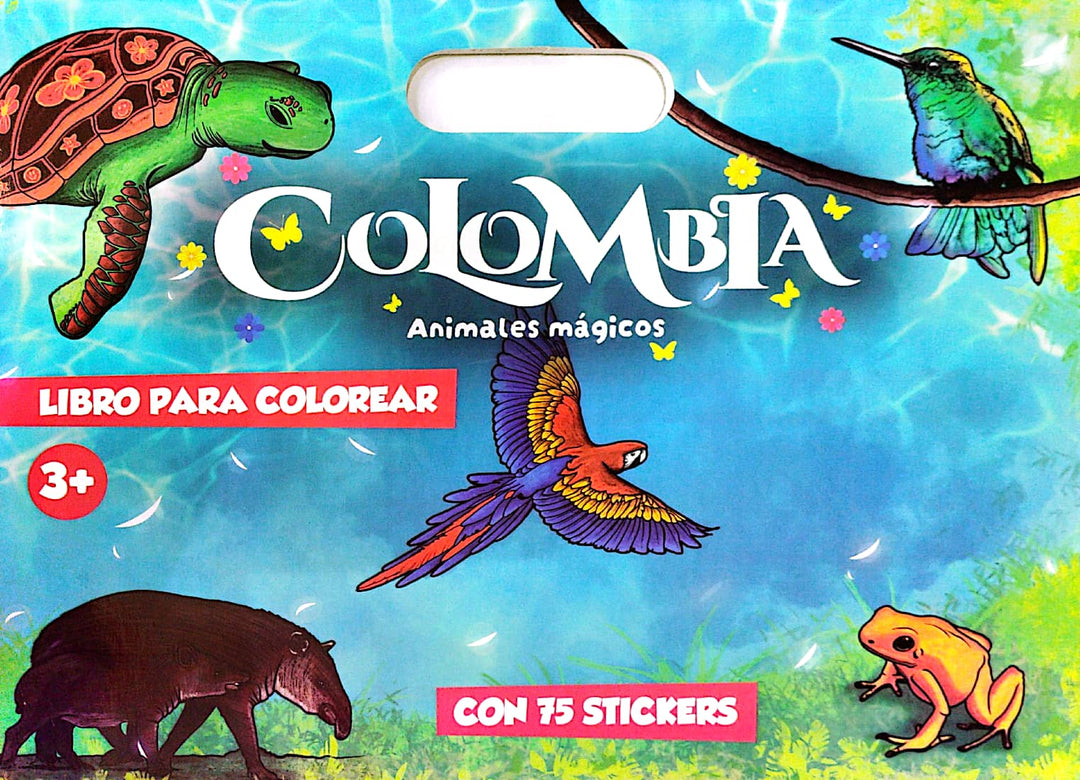 Libro Para Colorear Colombia Animales Magicos