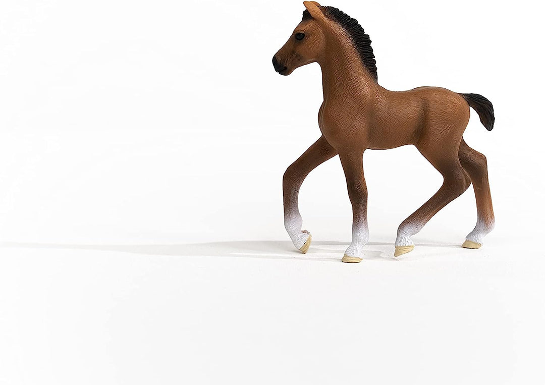 Figura Animales Potro Oldenburger  Pintado A Mano