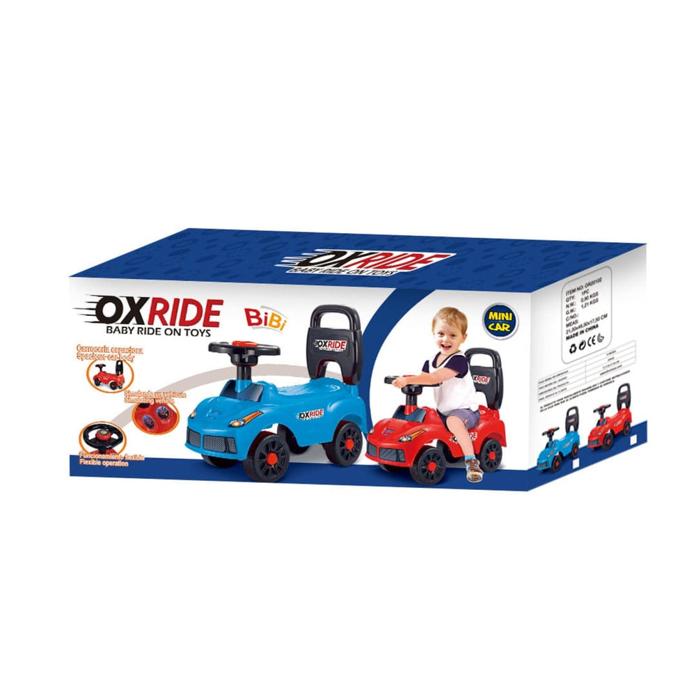 Montable Carro Rojo Para Niños Niñas