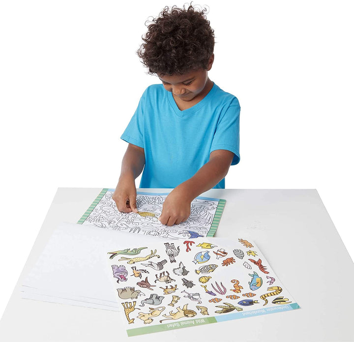 Set De Stickers Busca y Encuentra Animales