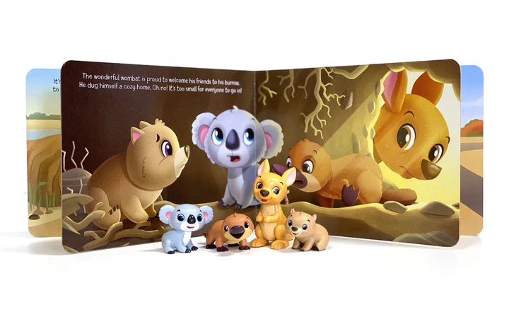 Libro y Juego 2 En 1 Animales De Australia