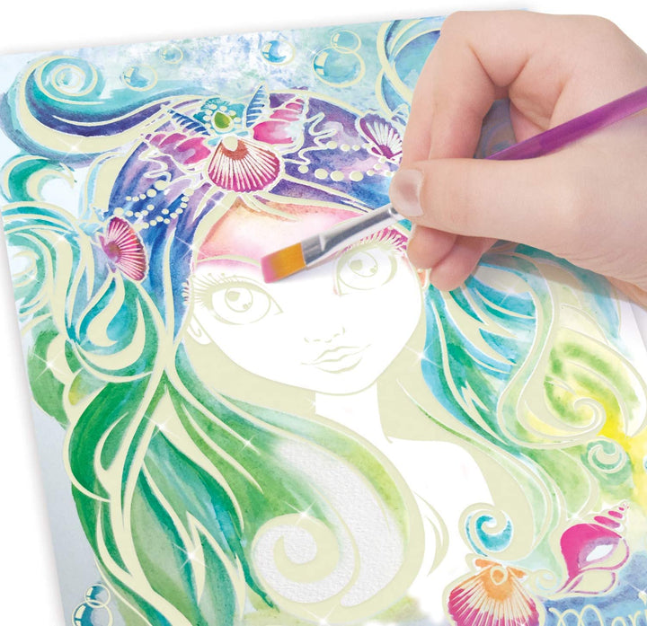 Kit De Arte Pinta Con Acuarela Mágica