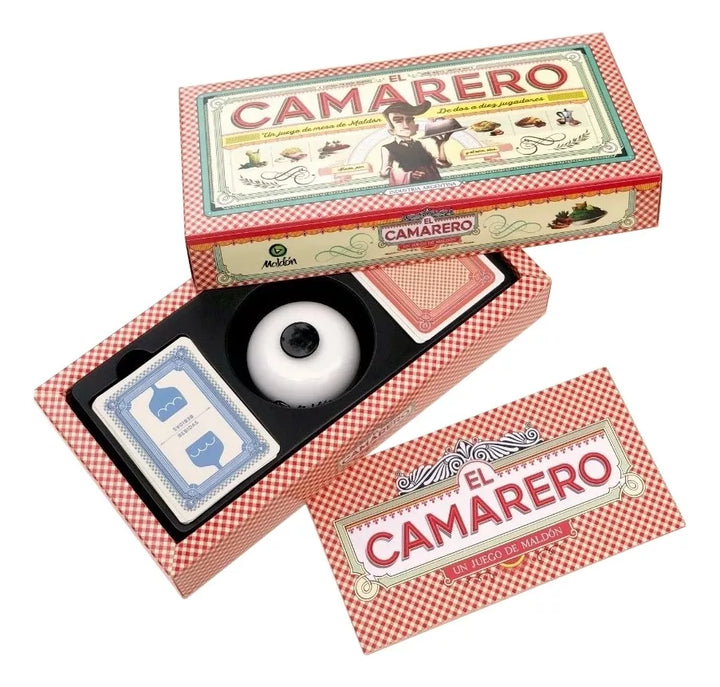 Juego De Mesa El Camarero Memoria Para Niños Y Adultos