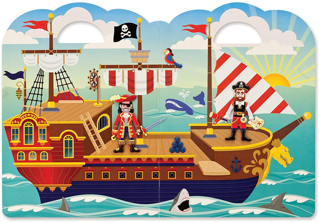 Set De Stickers Reutilizables Piratas
