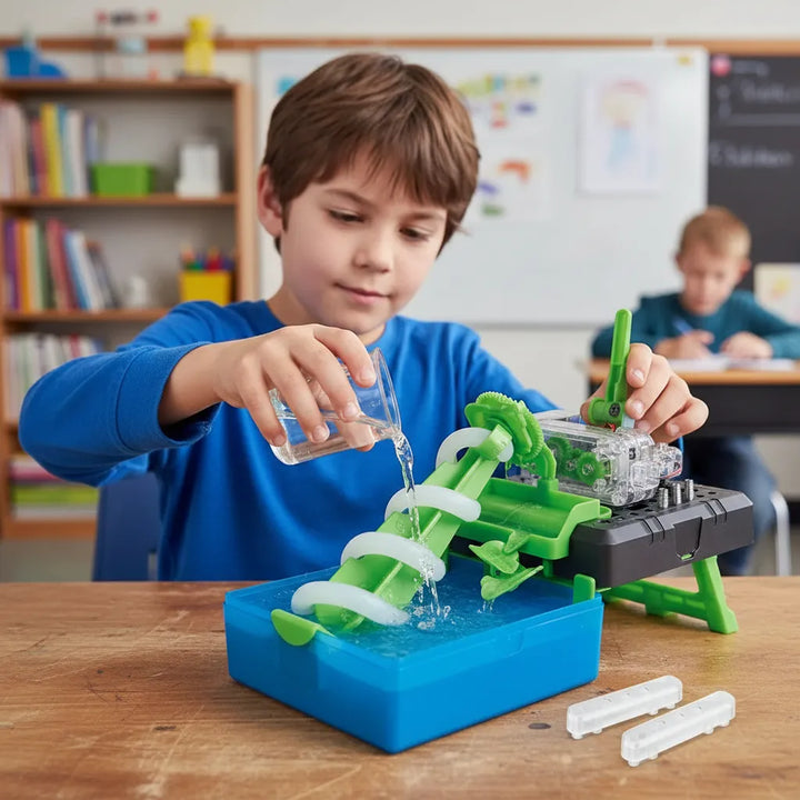 Experimento STEM Bomba De Tornillo Niños
