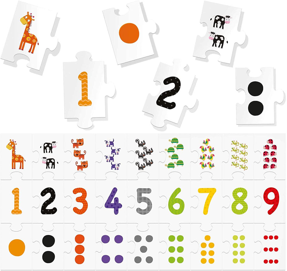 Rompecabezas Niños Matematicas 123