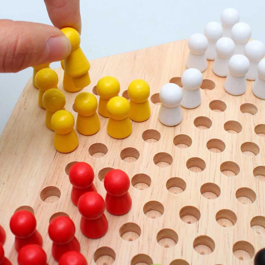 Damas Chinas Juego De Mesa Madera