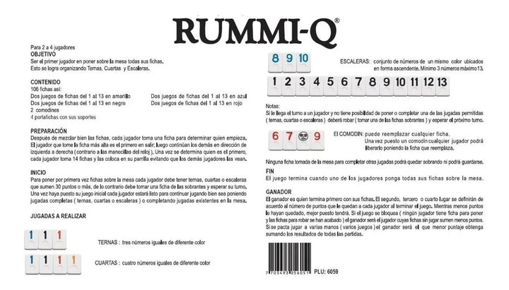 Juego De Mesa Rummi-Q Original