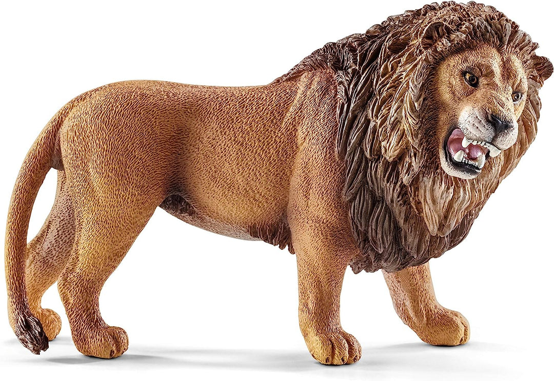 Figura Animales Leon Pintado A Mano