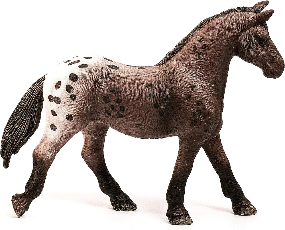 Figura Animales Yegua Appaloosa Pintado A Mano