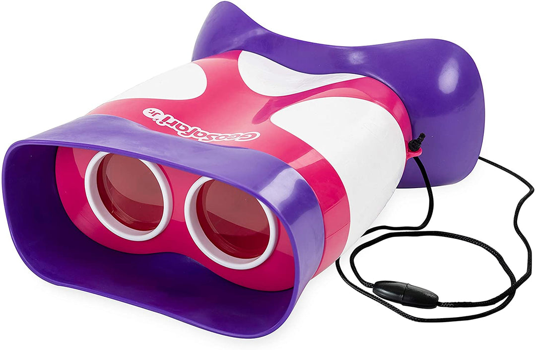 Juego Didáctico Binoculares Rosado Para Niños