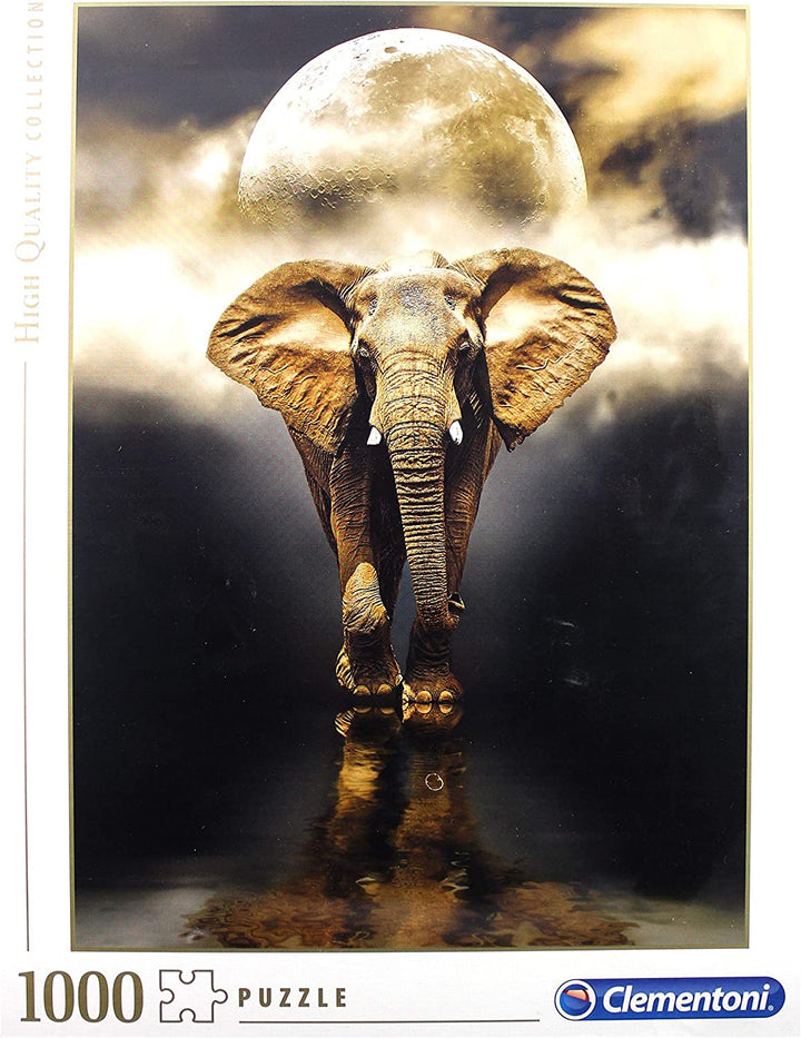 Rompecabezas 1000 Piezas Elefante Y Luna