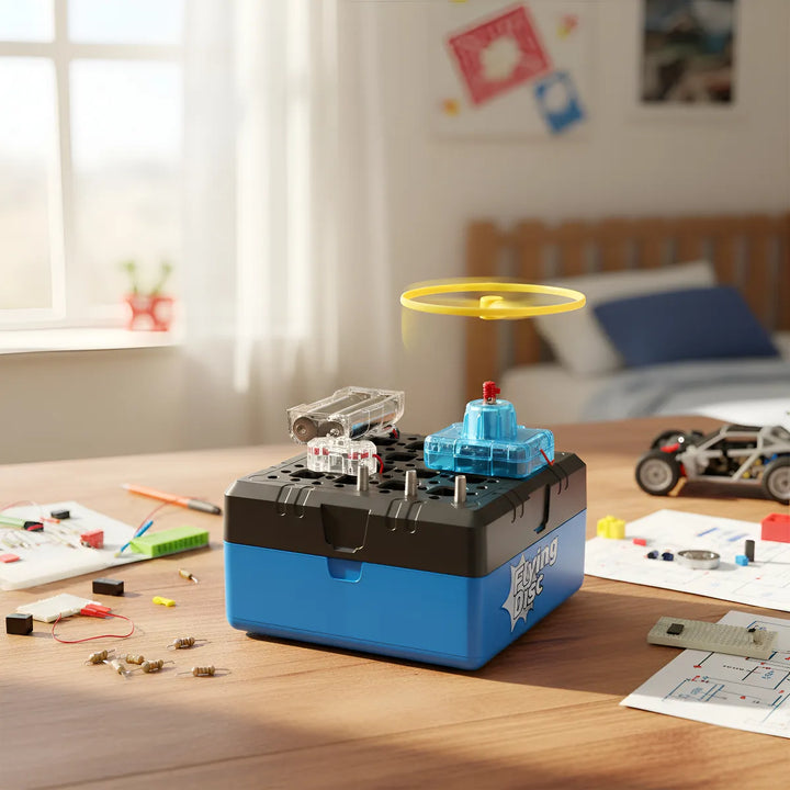 Experimento STEM Disco Volador Helicoptero