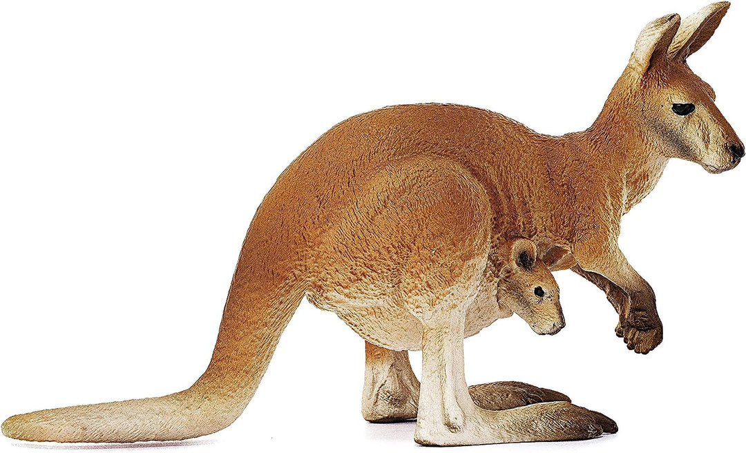 Figura Animales Canguro Pintado A Mano