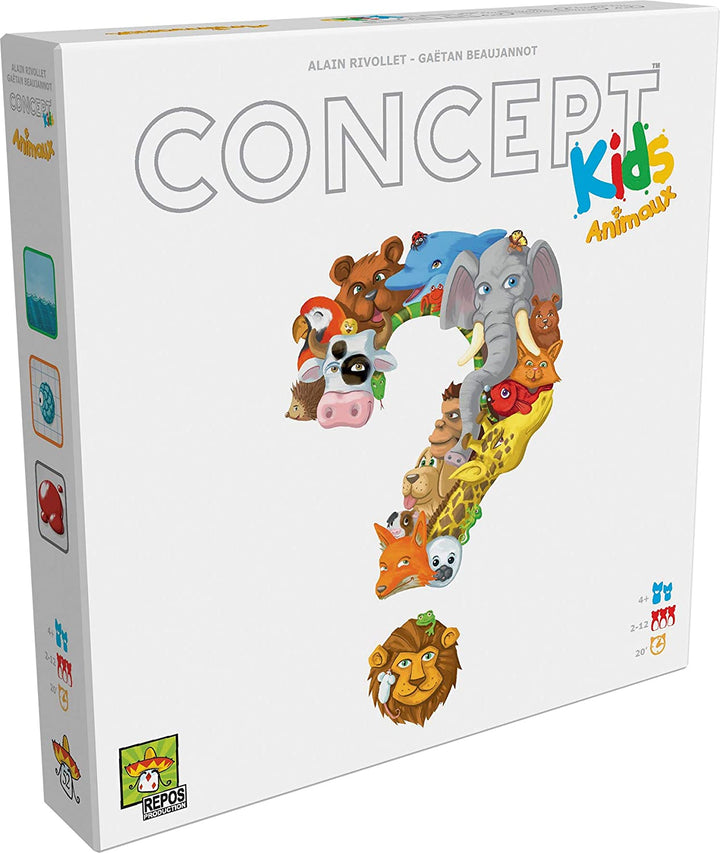 Juego De Mesa Concept Kids Animales