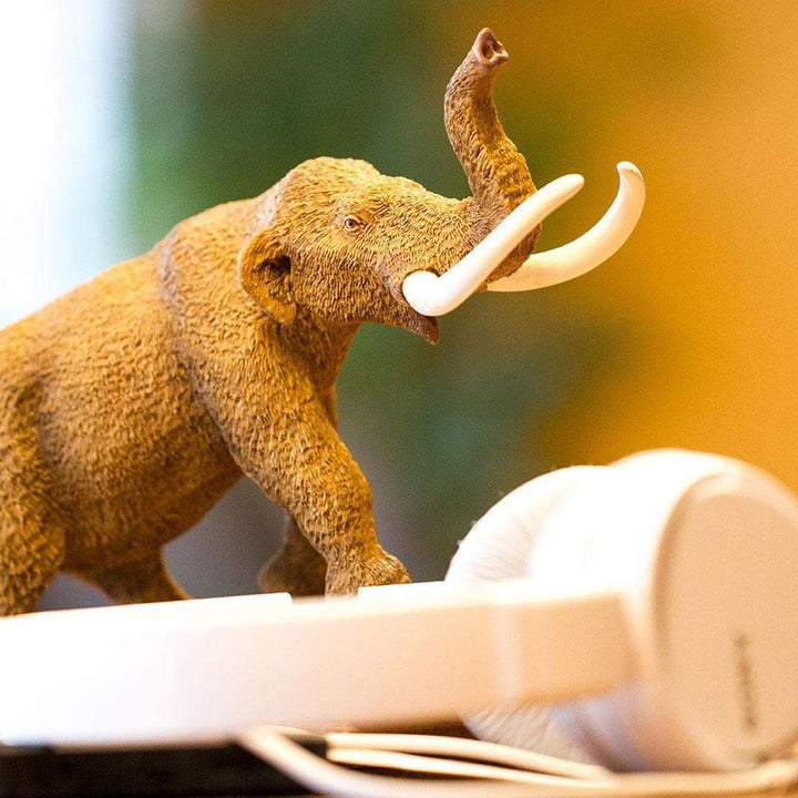 Figura Mastodonte Americano Pintado a Mano