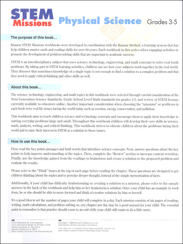 Libro Kumon Actividades Ciencia Y Fisica STEM En Ingles