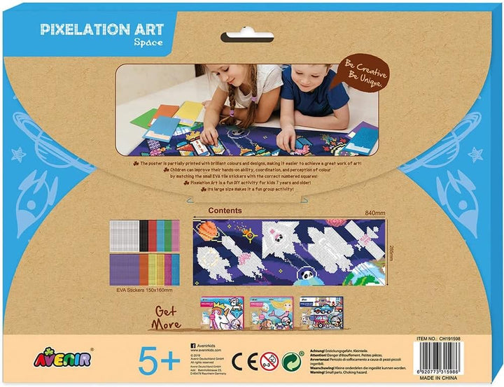 Set Arte Para Pintar Con Stickers Por Numeros El Espacio