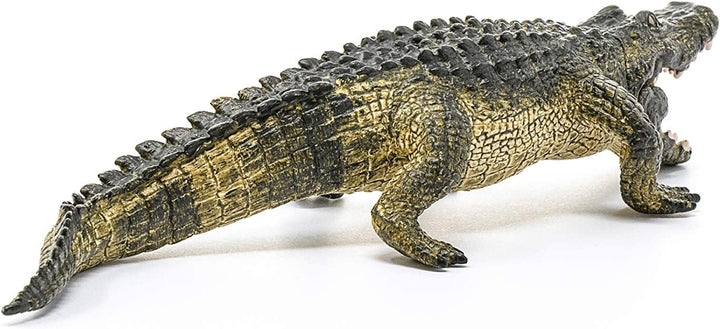 Figura Animales Caiman Pintado A Mano