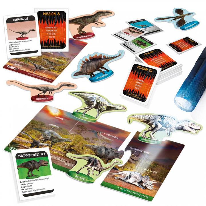 Juego Rompecabezas Dinosaurios Bajo Rayos X Niños