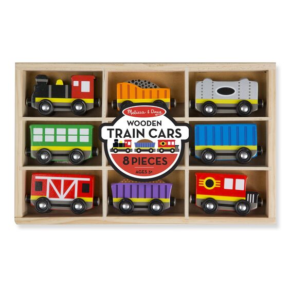 Tren de madera magnético