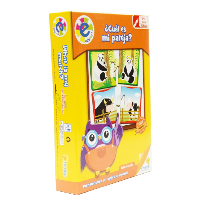 Juego Didactico Memoria Parejas Animales