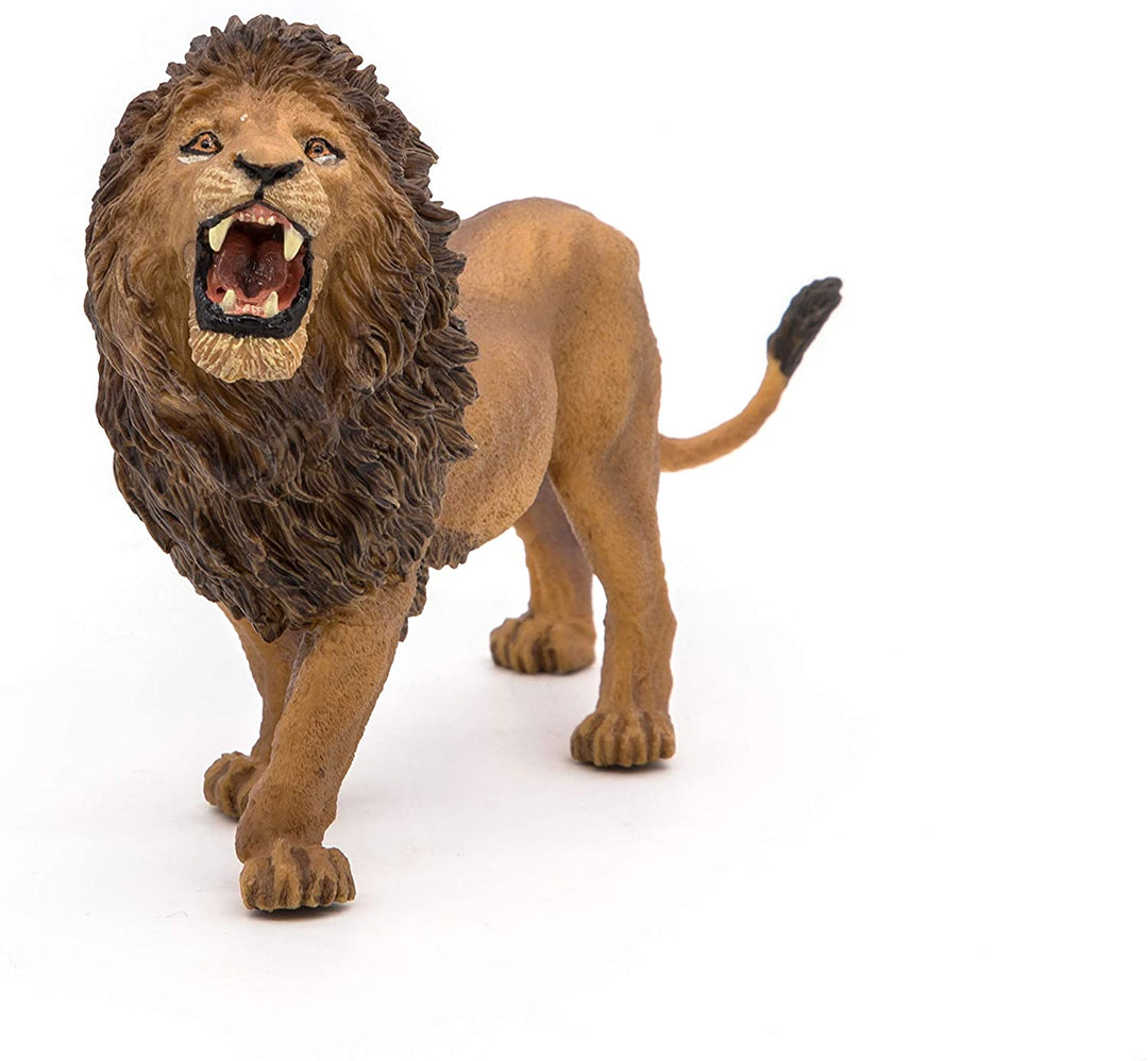 Figura Animales León Pintado a Mano