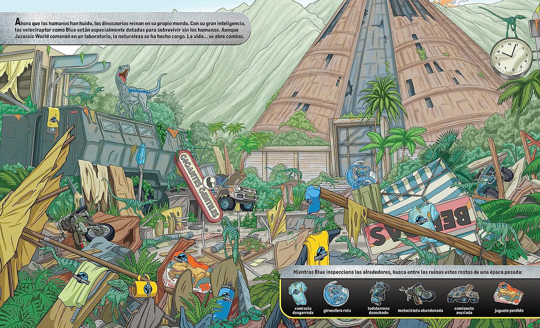 Libro De Actividades Busca Y Encuentra Jurassic World