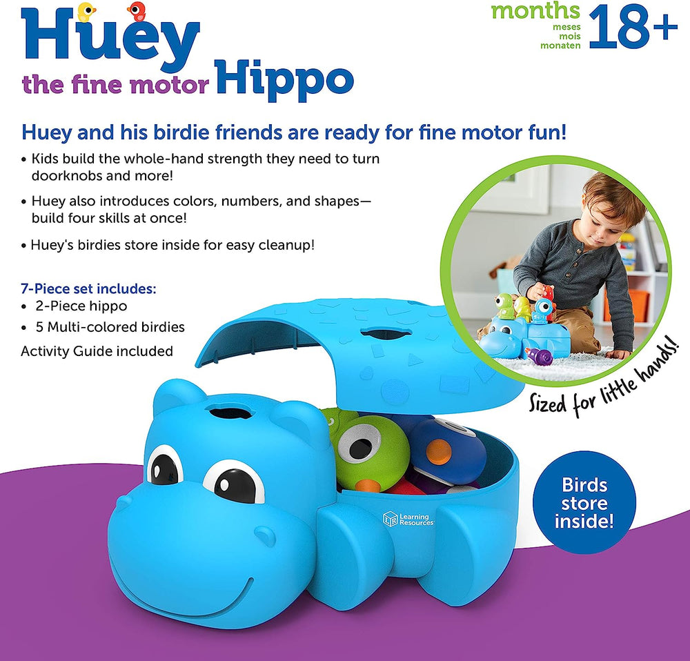 juego didáctico  Motricidad Hipopótamo para niños niñas