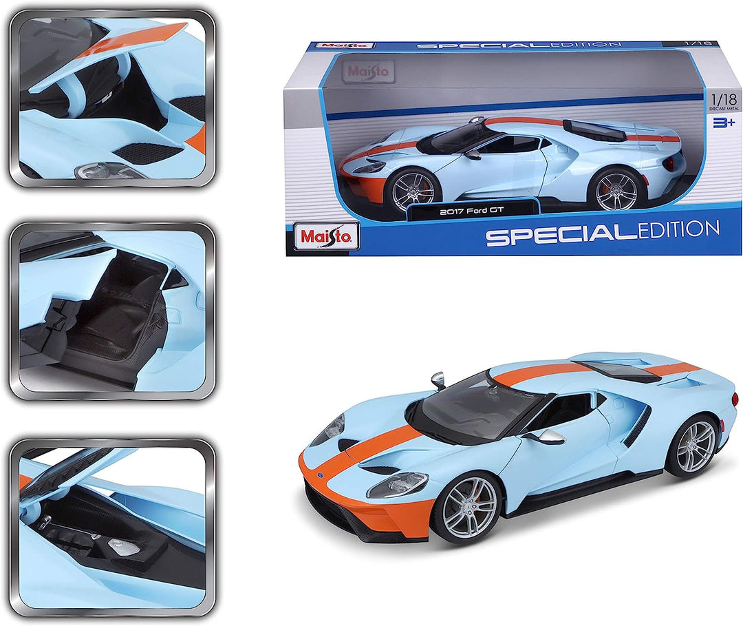 Carro De Colección Ford Gt 1:18 Edición Especial