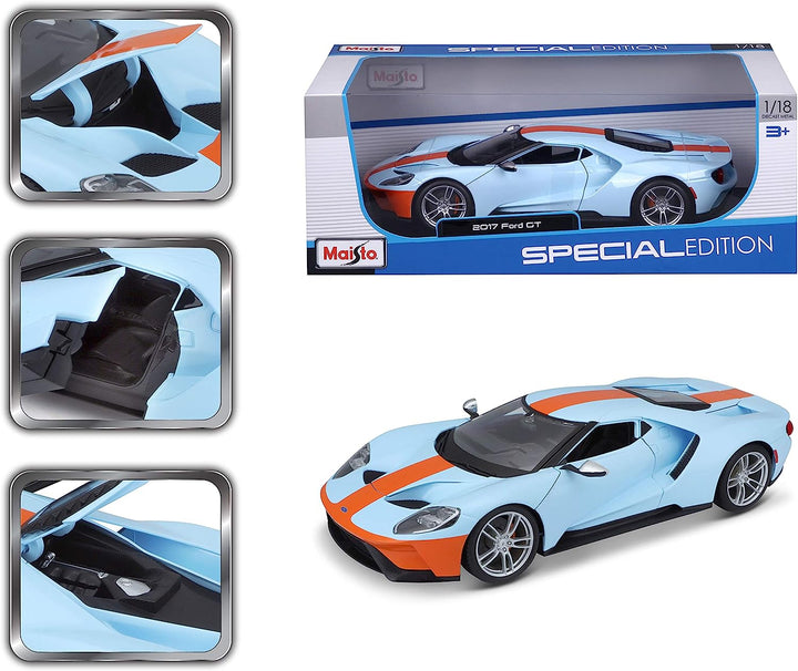 Carro De Colección Ford Gt 1:18 Edición Especial
