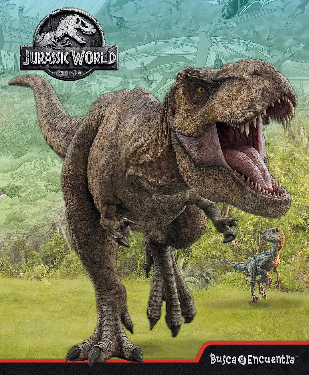 Libro De Actividades Busca Y Encuentra Jurassic World