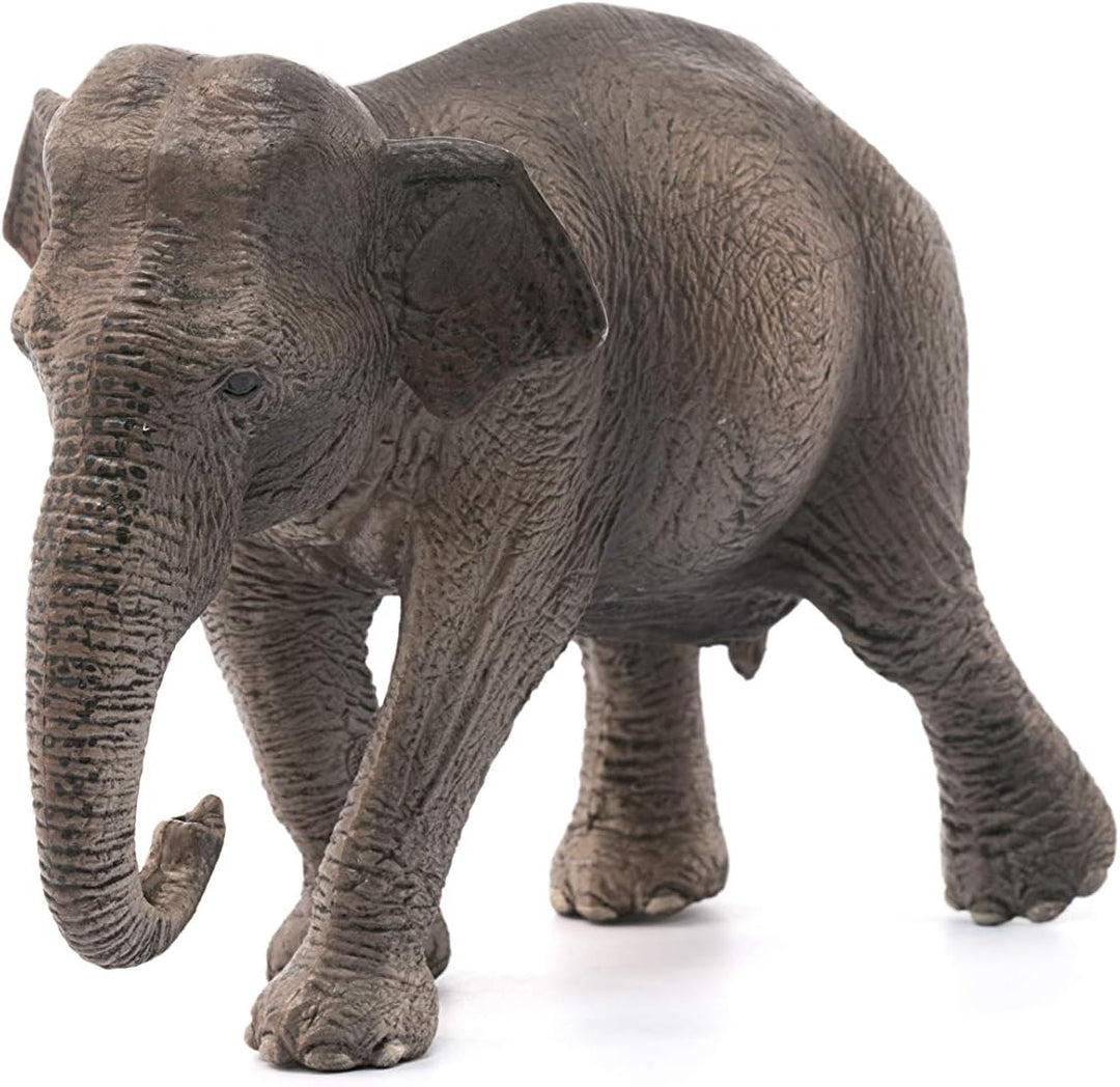 Figura Animales Elefante Asiatico Pintado A Mano